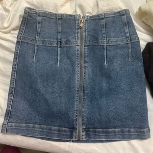 Free People Denim Skirt